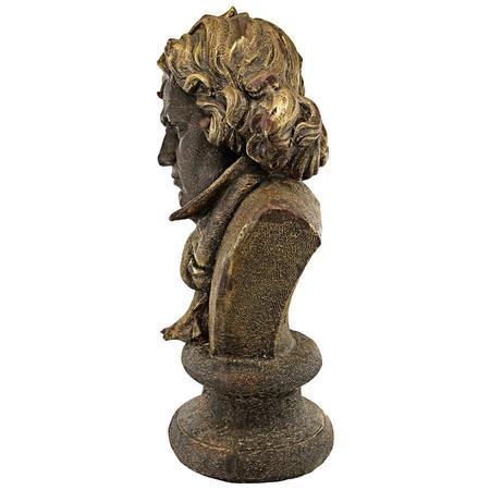 Design Toscano Ludwig van Beethoven Sculptural Composer Bust DS194443